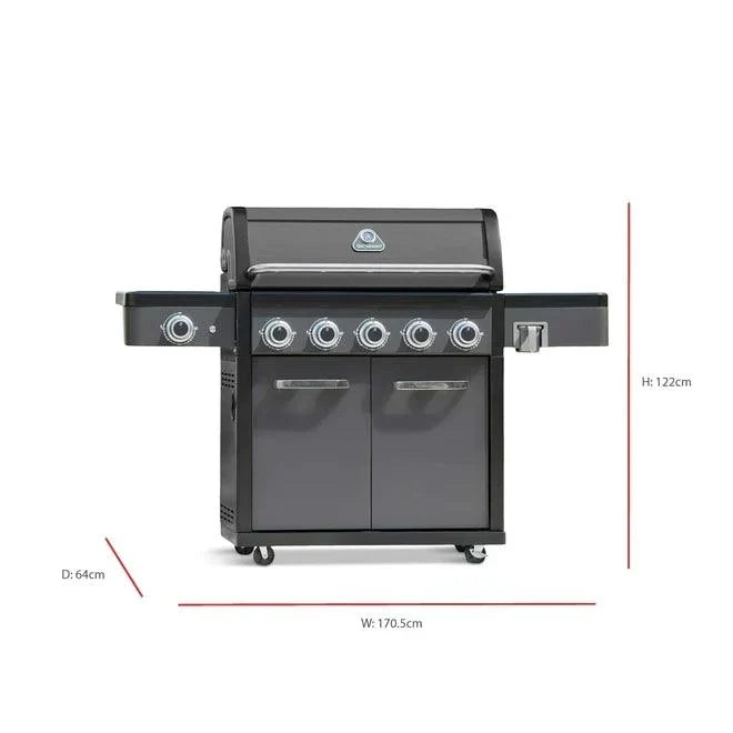 Grillstream Legacy 5 Burner Hybrid Gas BBQ