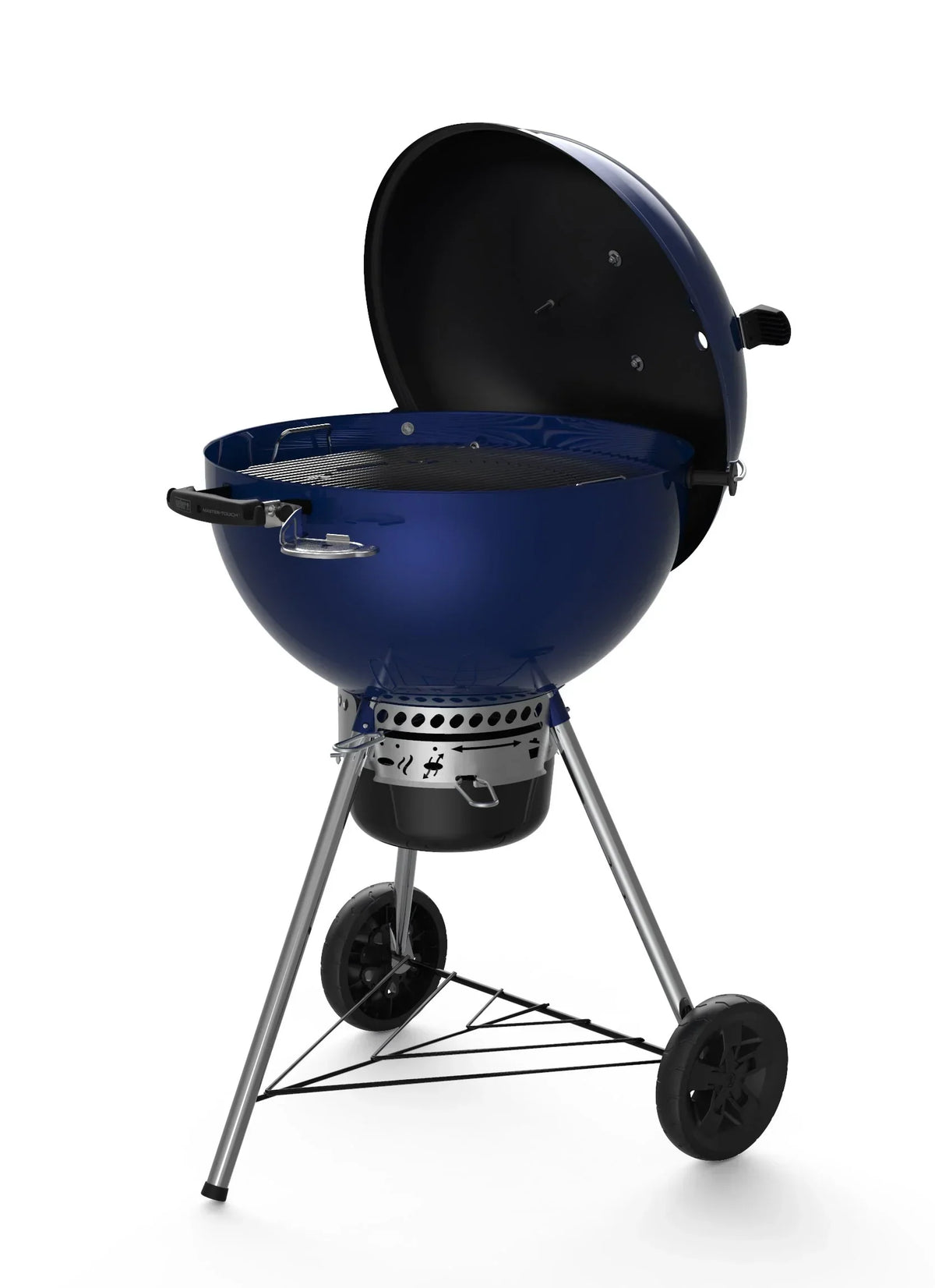 NEW for 2026 Ocean Blue Weber Mastertouch C-5755 Charcoal Kettle Barbecue