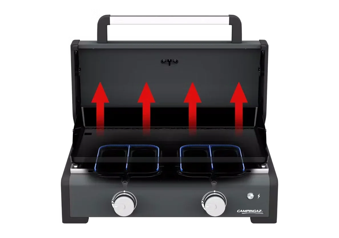 Campingaz Sigma 2 Gas Plancha Griddle with Hood