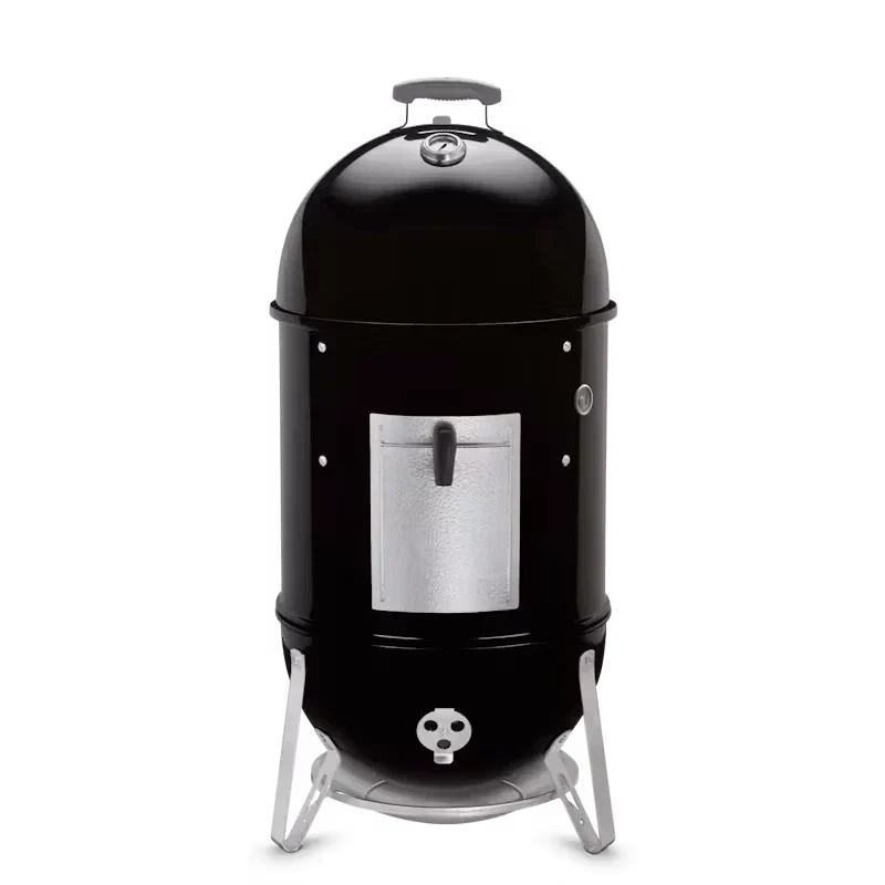 Weber Smokey Mountain 47cm BBQ Cooker Smoker with Cover